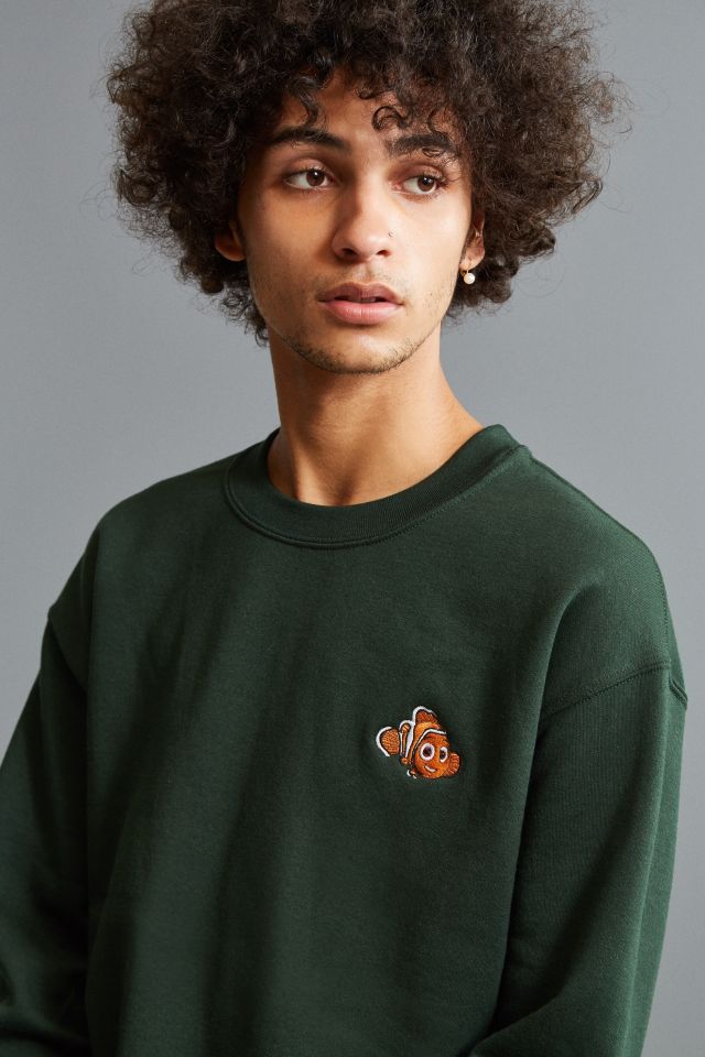 Finding Nemo Embroidered Crew Neck Sweatshirt | Urban Outfitters