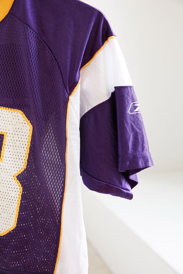 One-Of-A-Kind Minnesota Vikings + Green Bay Packers 8 Spliced Football  Jersey