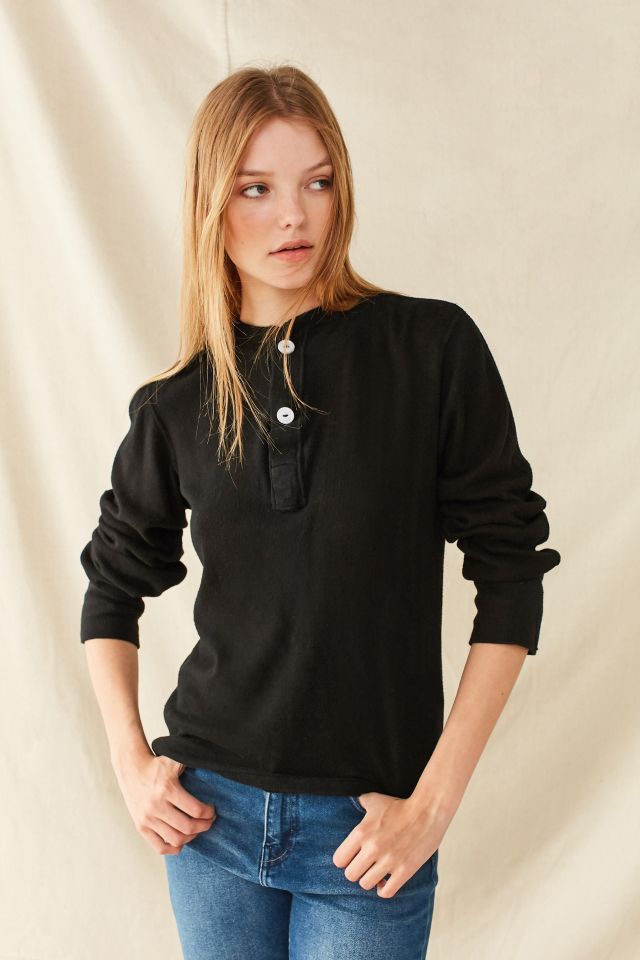Vintage Overdyed Henley Shirt #4