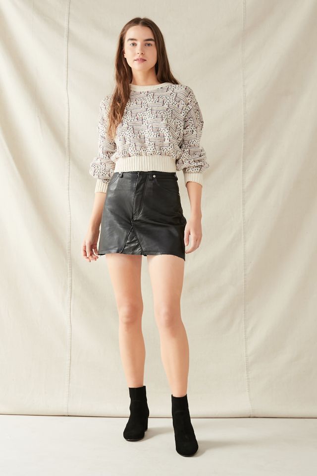 Urban Renewal Recycled Printed Cropped Sweater #2