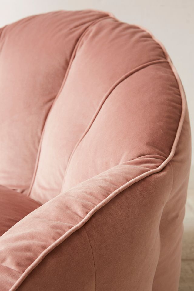 Cosette Velvet Lounge Chair #4