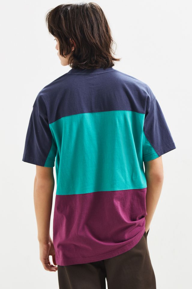 UO Tri-Blocked Knit Stock Tee | Urban Outfitters