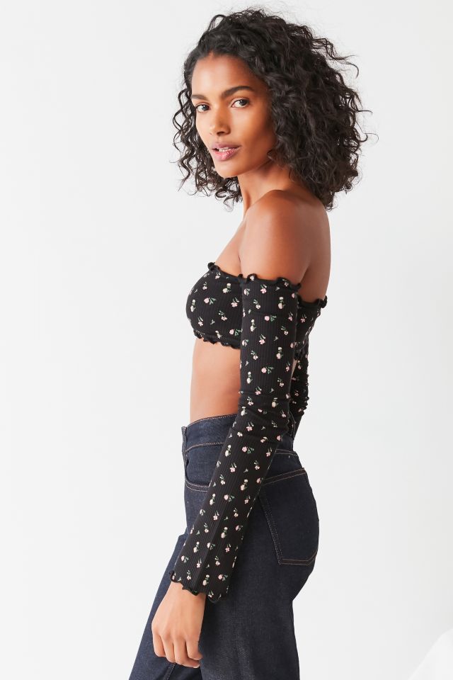 Out From Under Fool Me Once Ribbed Bra Top #1