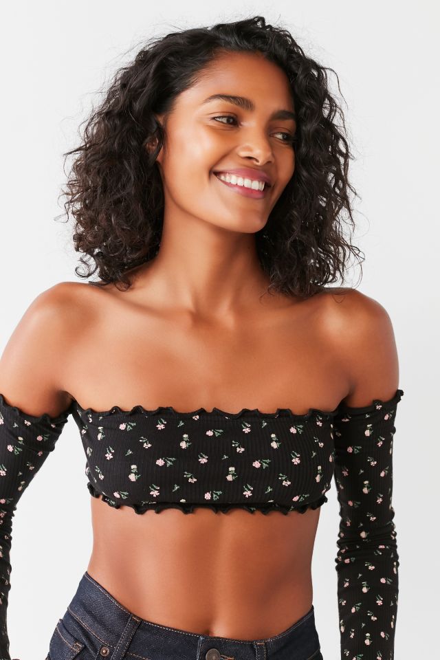 Out From Under Fool Me Once Ribbed Bra Top #3