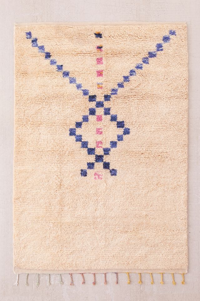 Asymmetric Diamond Check Rug #1