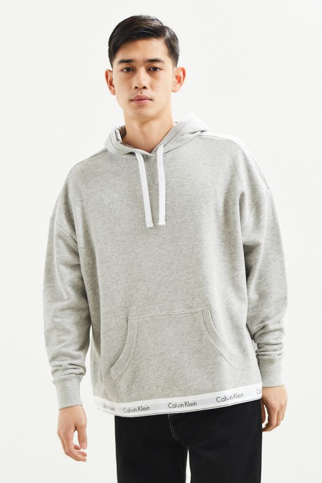 Calvin Klein Oversized Hoodie Sweatshirt | Urban Outfitters