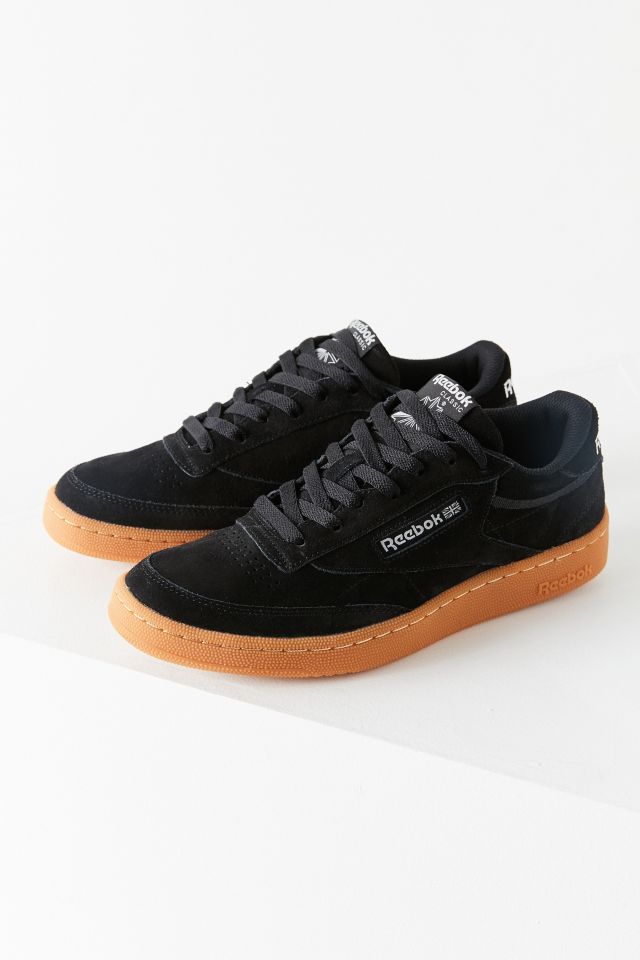 Black reebok gum sole hotsell