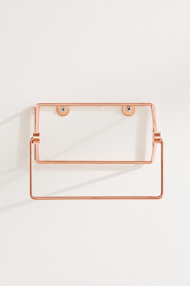Minimal Rose Gold Towel Ring #1
