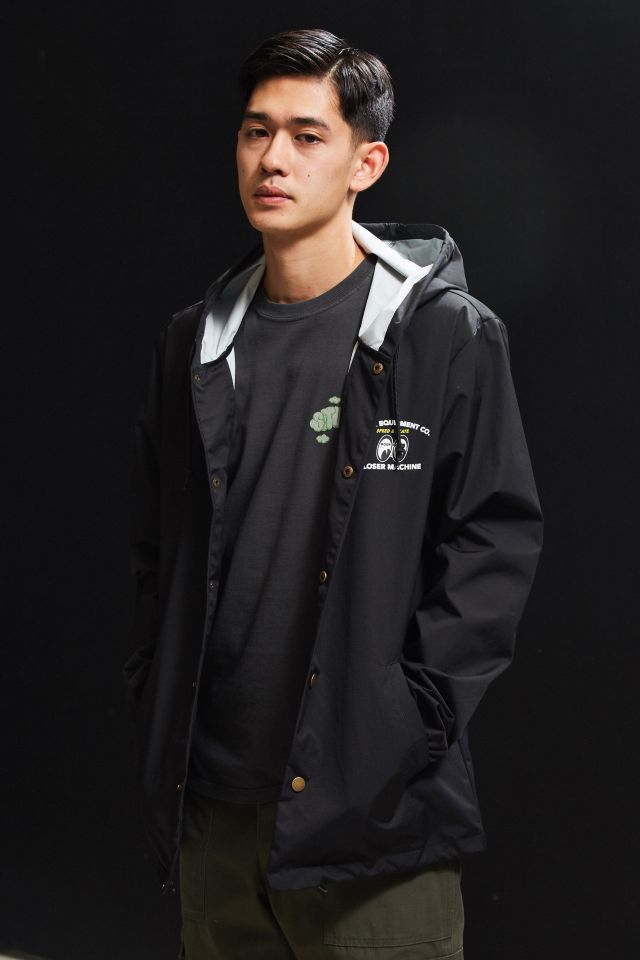 Loser Machine X Mooneyes Speed Shift Hooded Coach Jacket #2