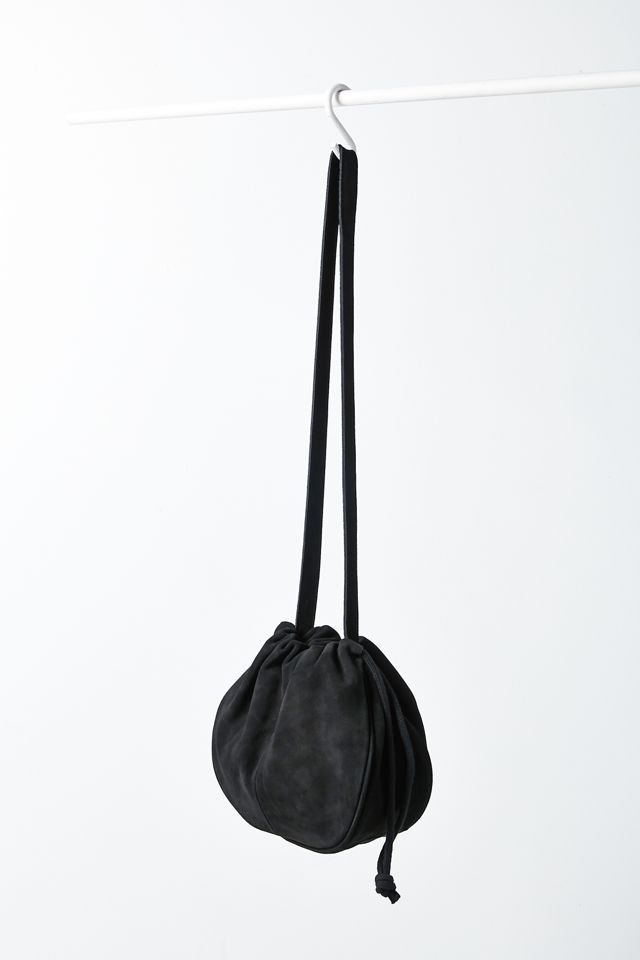 Callie Suede Drawstring Saddle Bag #1