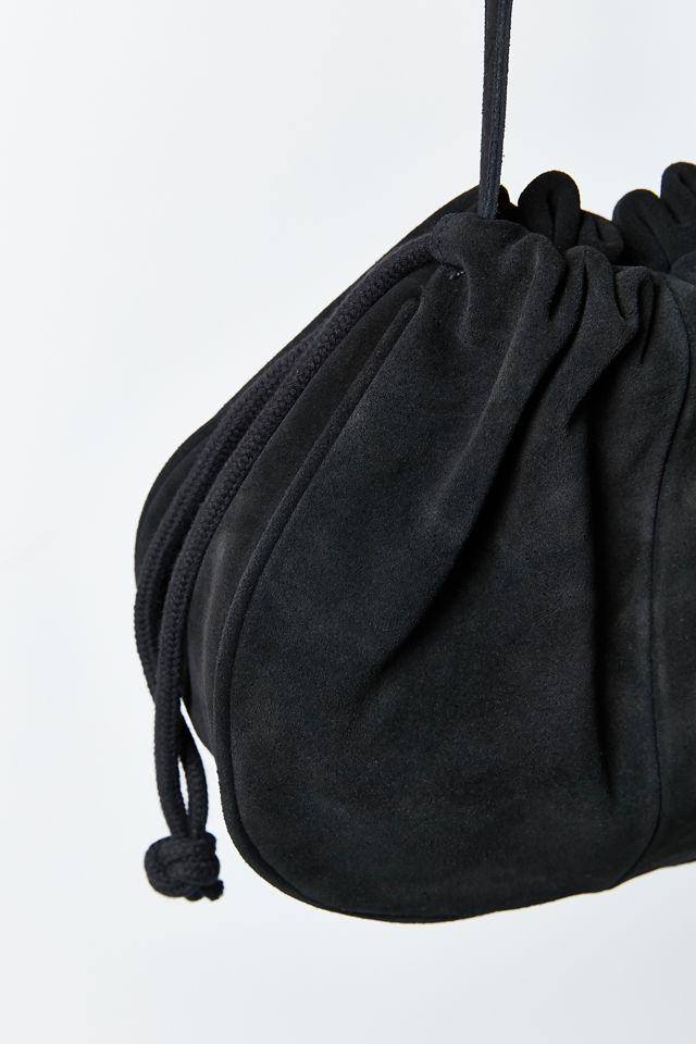 Callie Suede Drawstring Saddle Bag #3