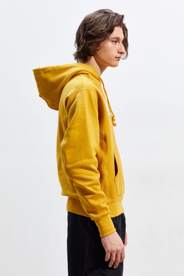 Champion UO Exclusive Triple Script Reverse Weave Hoodie Sweatshirt Urban Outfitters