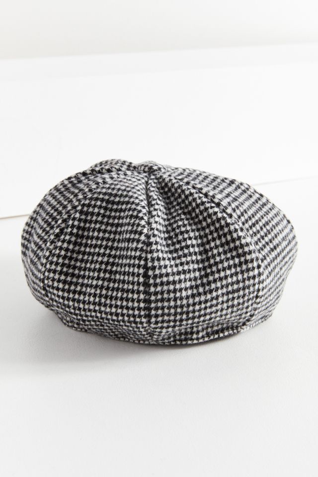 Embellished Houndstooth Beret #2