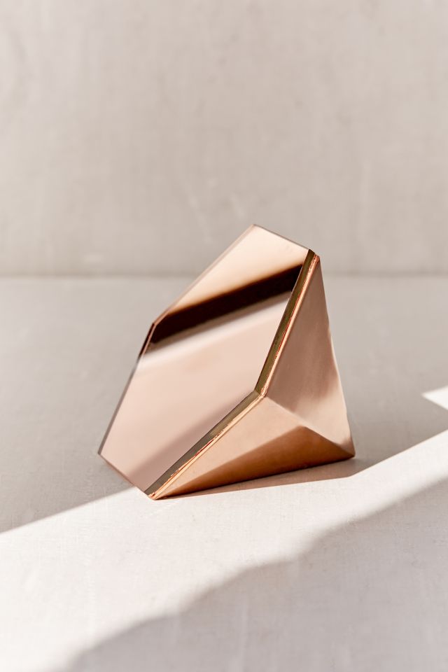 Hexagonal Pyramid Table Mirror #1