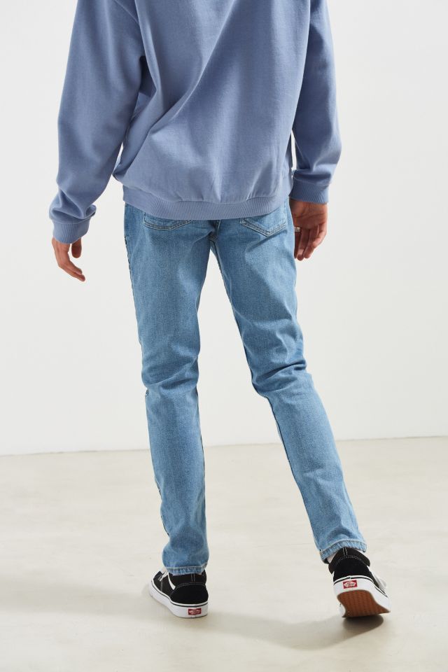 BDG X Urban Renewal Geo Print Side Stripe Stonewash Skinny Jean #3
