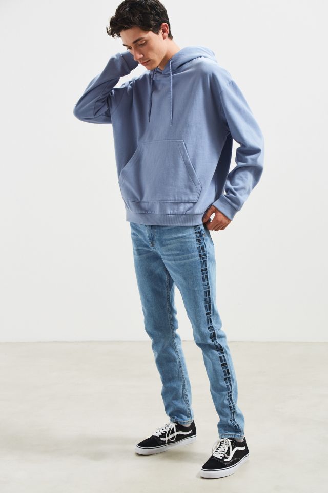 BDG X Urban Renewal Geo Print Side Stripe Stonewash Skinny Jean #5