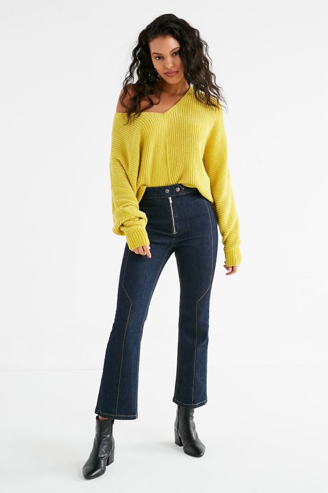 UO Oversized Chenille V-Neck Sweater #2