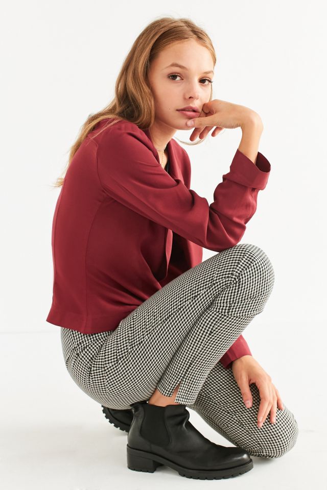 Blazer plongeant noué à l'avant UO #2