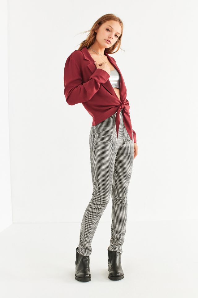 Blazer plongeant noué à l'avant UO #3