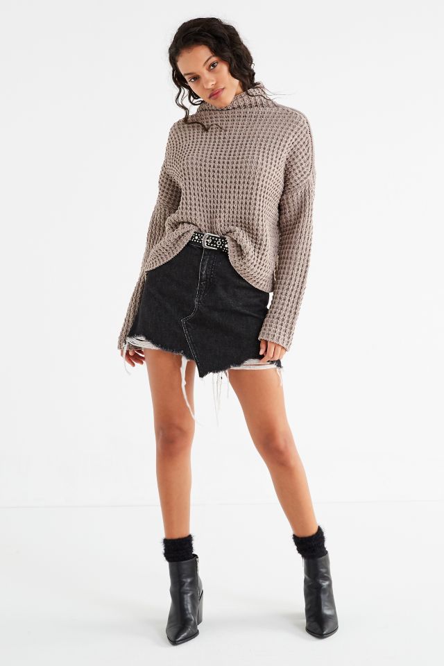 UO Waffle Knit Turtleneck Sweater #2