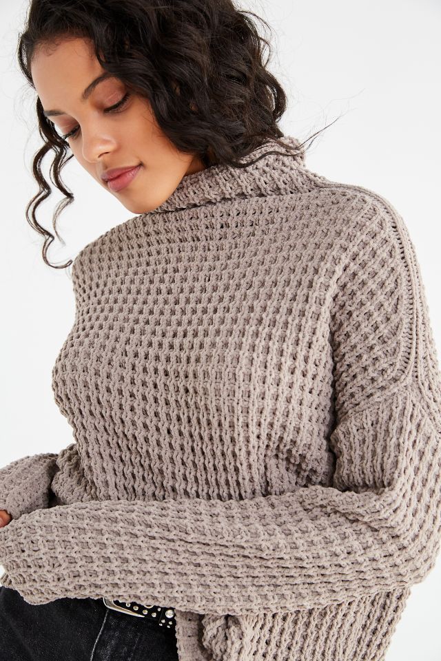 UO Waffle Knit Turtleneck Sweater #3