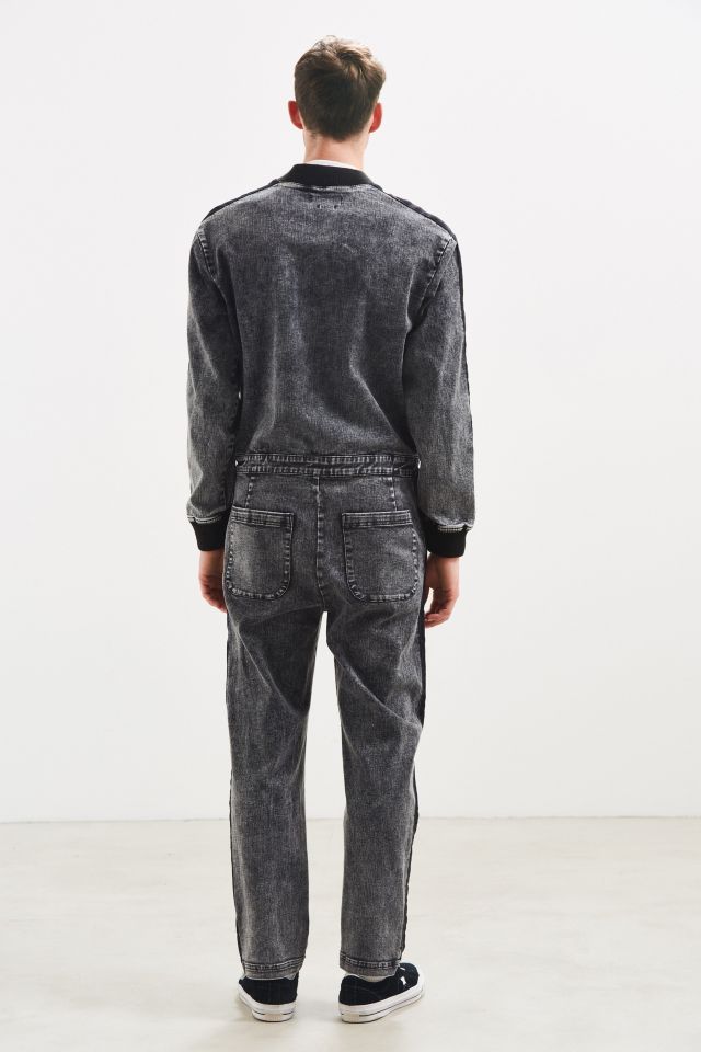 Combinaison en denim à rayures latérales BDG #4