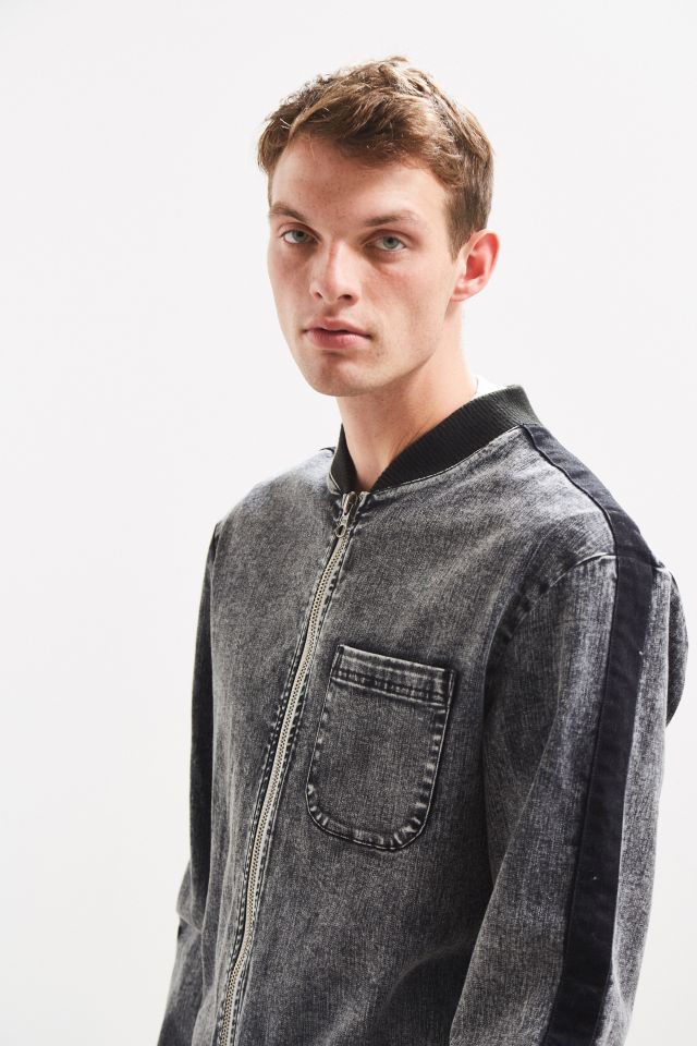 Combinaison en denim à rayures latérales BDG #5