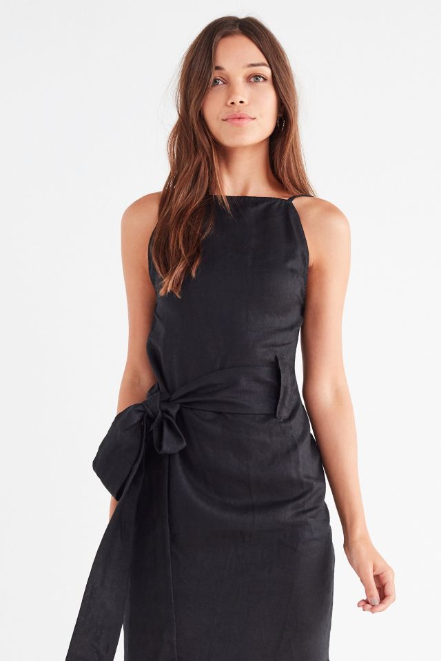 SIR the label Jean Midi Wrap Dress #3