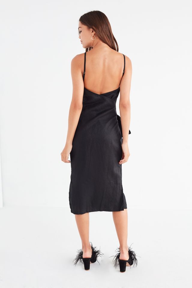 SIR the label Jean Midi Wrap Dress #4