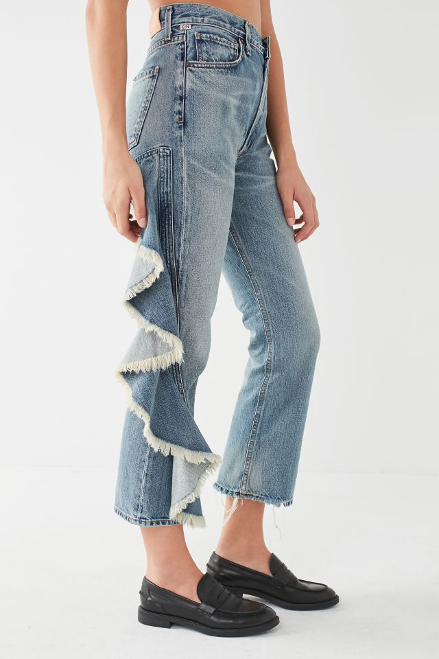 Citizens Of Humanity Estella High-Rise Ruffle Cropped Jean #3