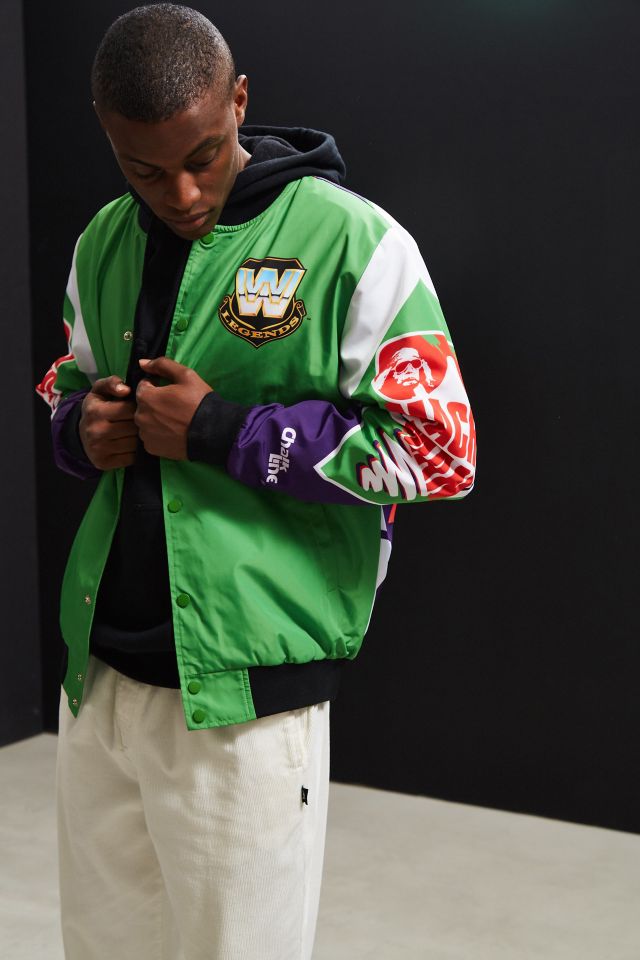Chalk Line WWE Macho Man Fanimation Bomber Jacket  #1