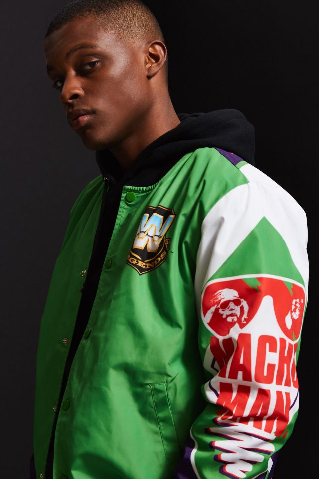 Chalk Line WWE Macho Man Fanimation Bomber Jacket  #4