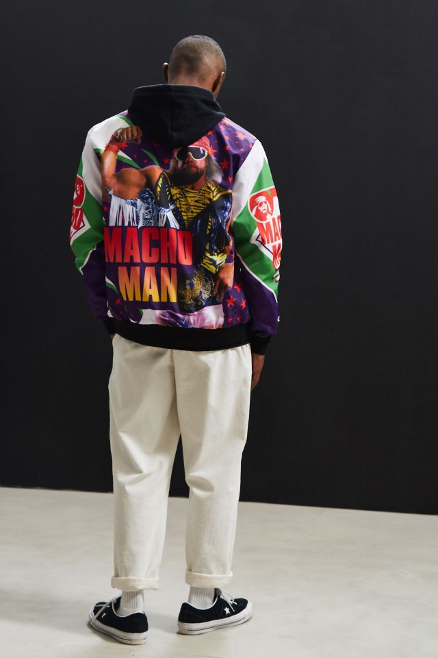 Chalk Line WWE Macho Man Fanimation Bomber Jacket  #5