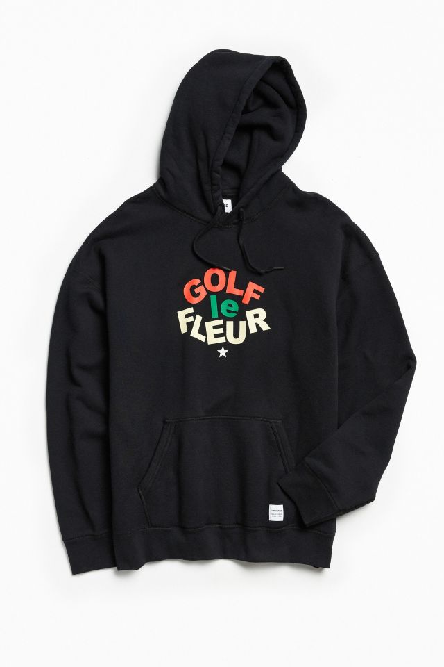 Golf le fleur 2025 logo essential crewneck black