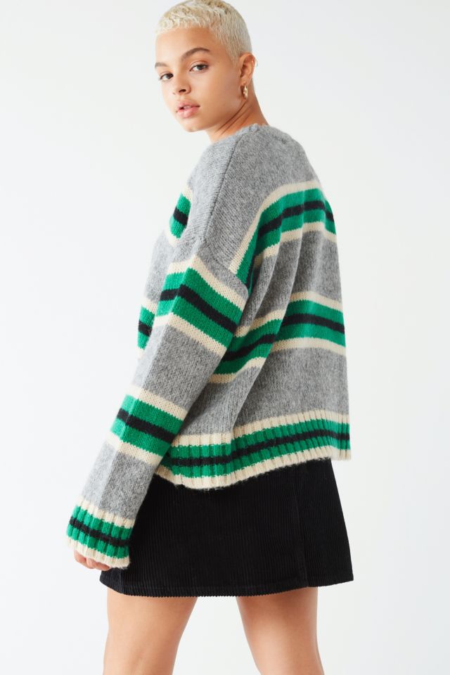 UO Oversized Striped Boyfriend Sweater #4