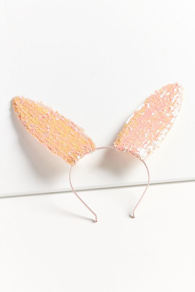 Sequin Bunny Ear Headband #1