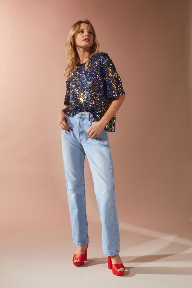 UO Vega Sequin Party Tee #2