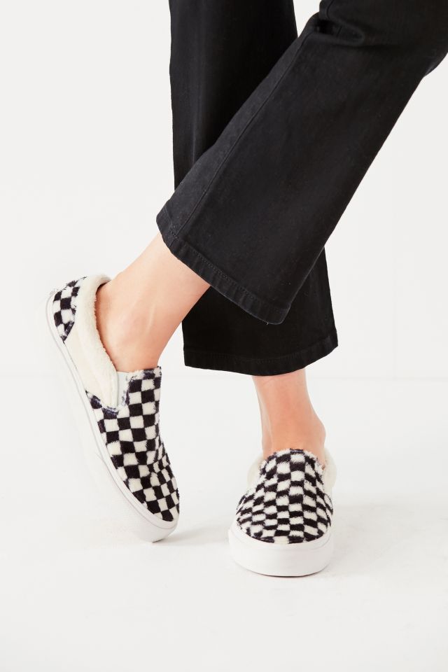 Vans Faux Sherpa Classic Slip-On Sneaker #2