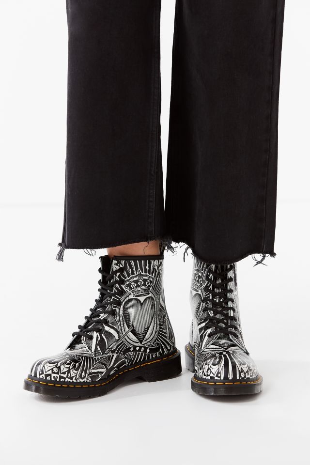 doc martens playing card boots