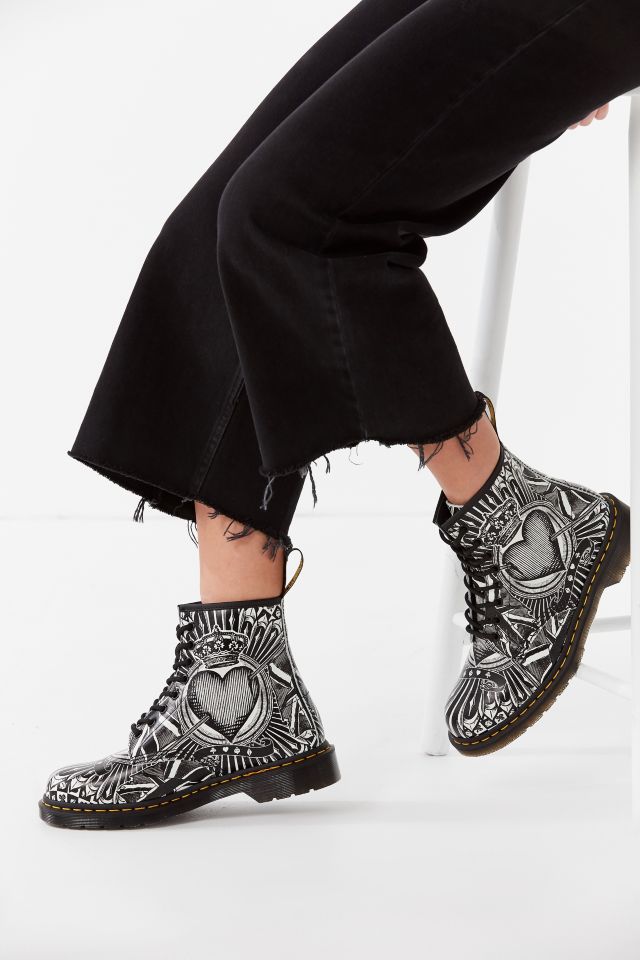 Dr martens playing card boots best sale