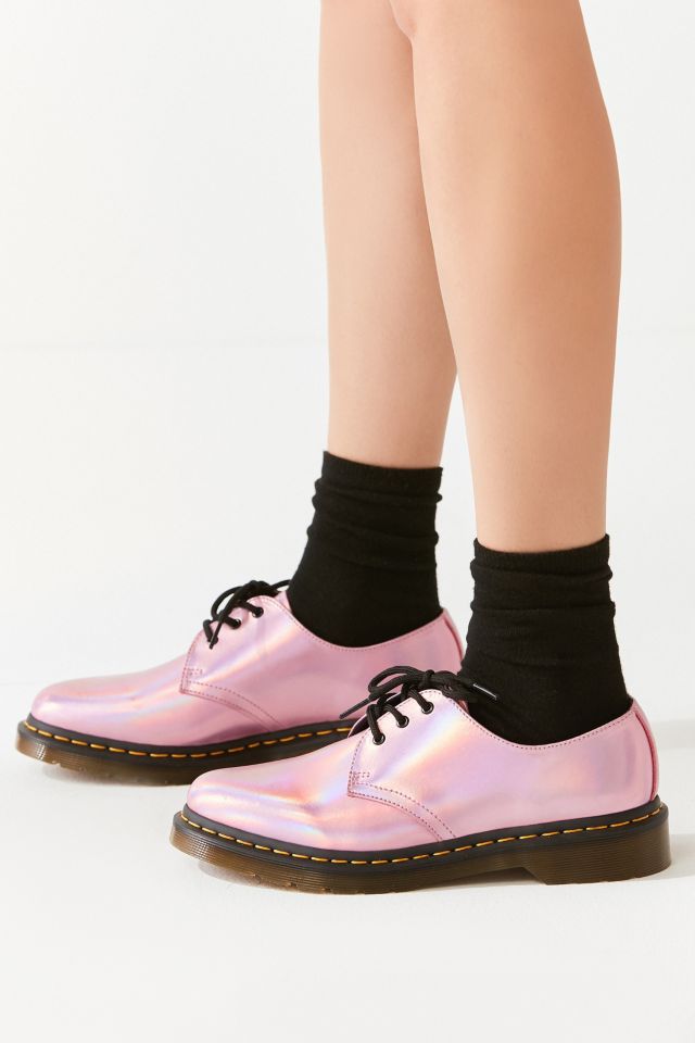 Metallic pink cheap doc martens