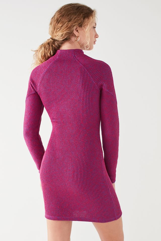 UO Ski Lodge Zip Bodycon Dress | Urban Outfitters