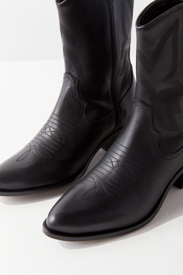 Tary Black Cowboy Boot #3