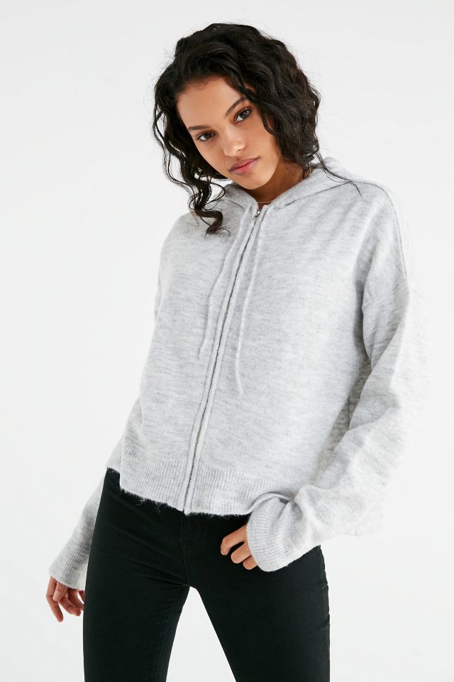 Boxy Fit Zip Through Hoodie