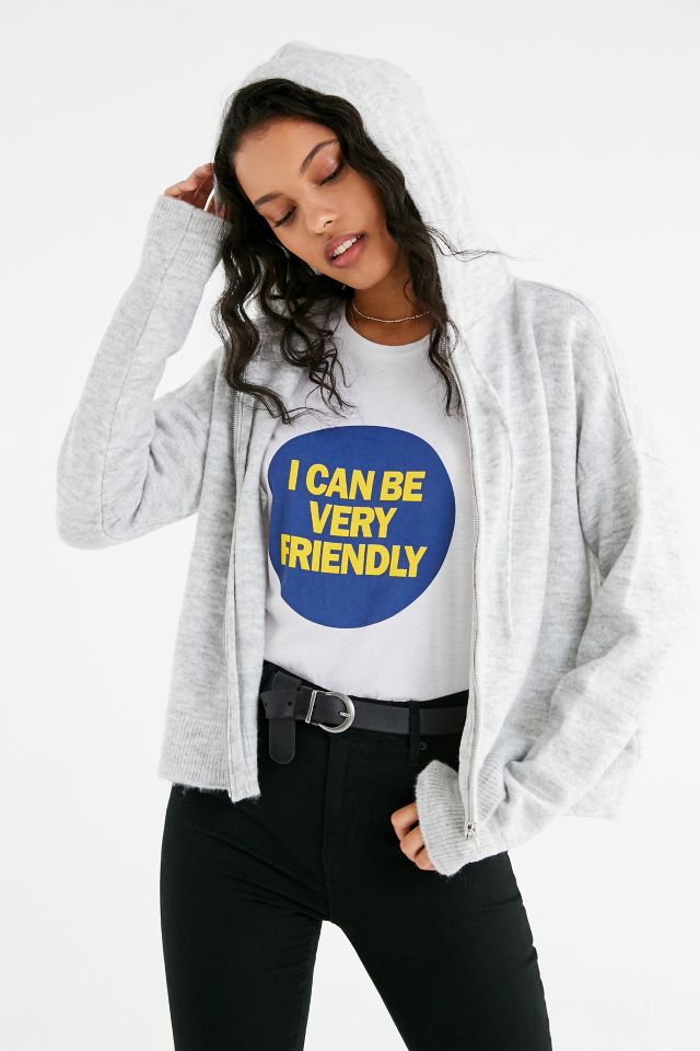 UO Boxy Zip-Up Hoodie Sweater #4