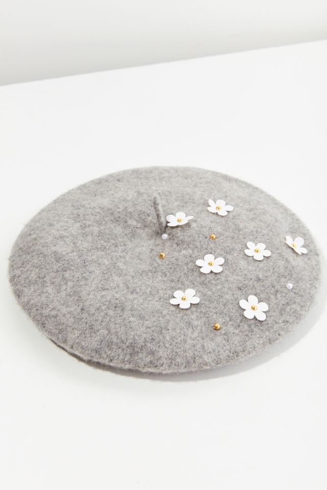 Wool Daisy Beret #1