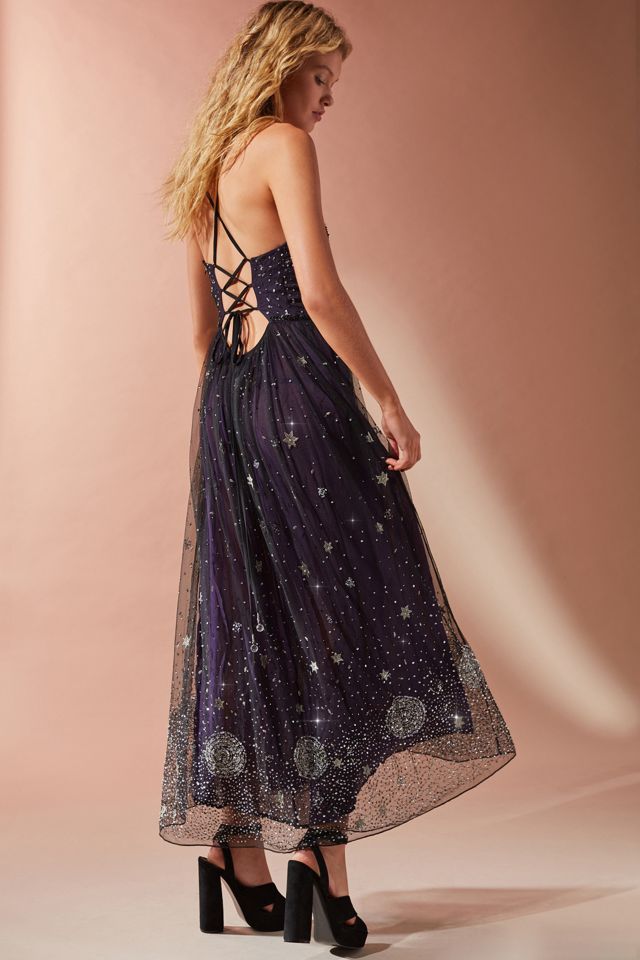 urban outfitters prom dresses Your Song Dress by Cameo Blue Fit Flare Open Neck XS $170 7 Urban Outfitters Looks Perfect
