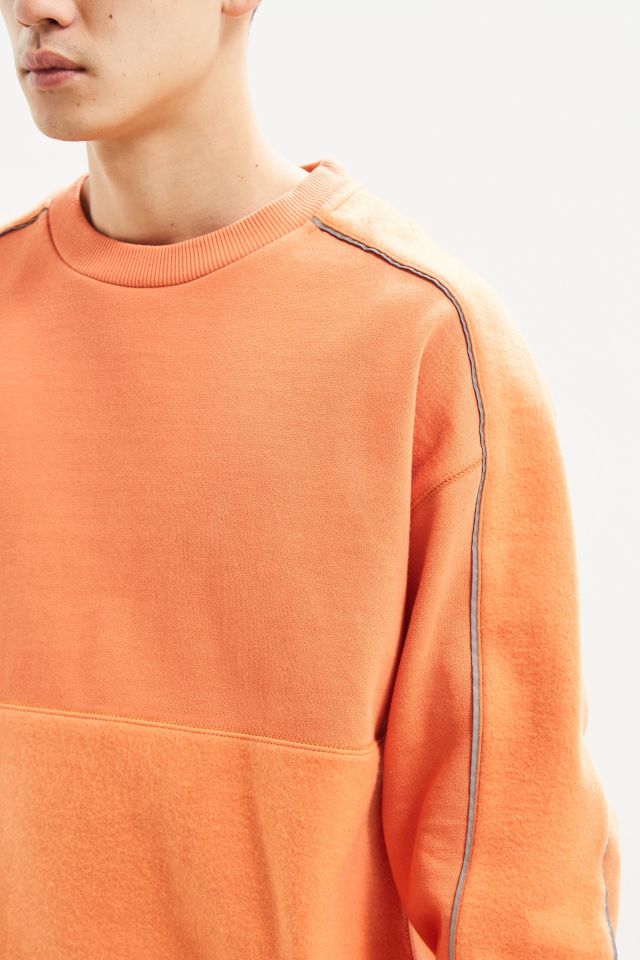 UO Fleece Block Crew Neck Sweatshirt #1
