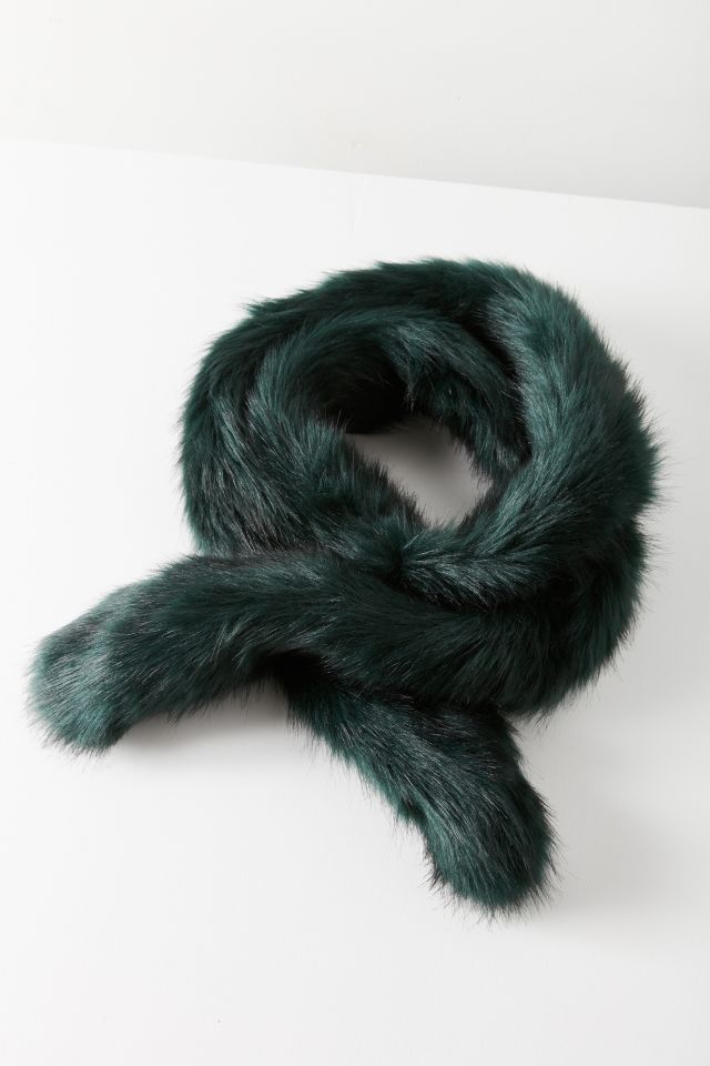 Faux Fur Extra-Long Scarf #1