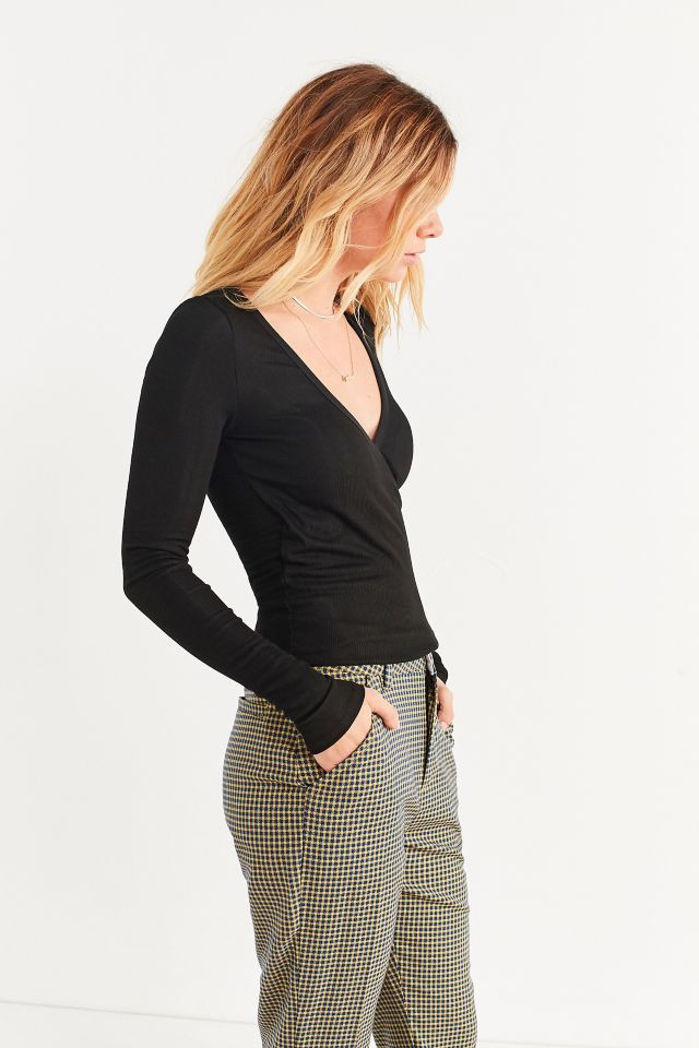 Project Social T Surplice Wrap Top #1